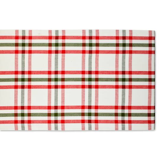 DII® 72" Jolly Tree Collection Nutcracker Plaid Table Runner